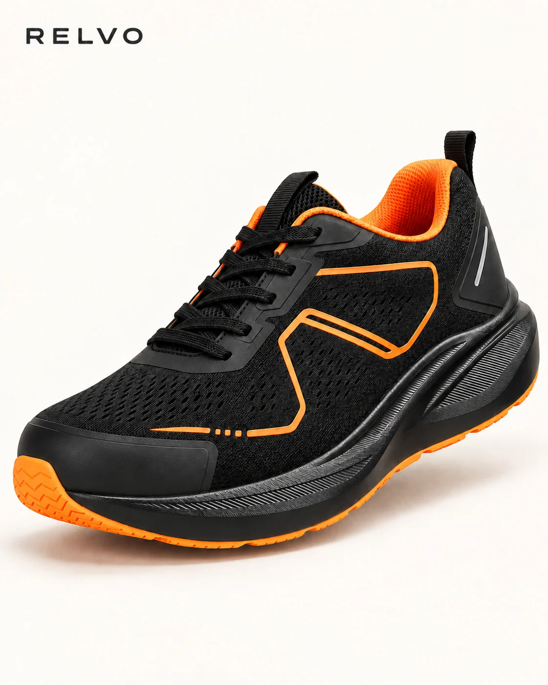 Chaussure de sécurité RELVO S3 noire et orange